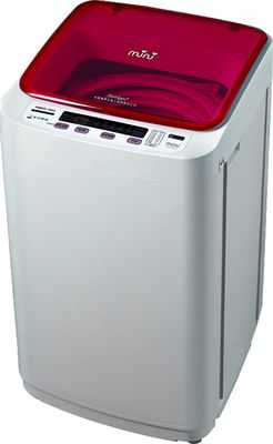 China Mini lavadora delgada automática de la carga superior, lavadora de ropa portátil apilable proveedor